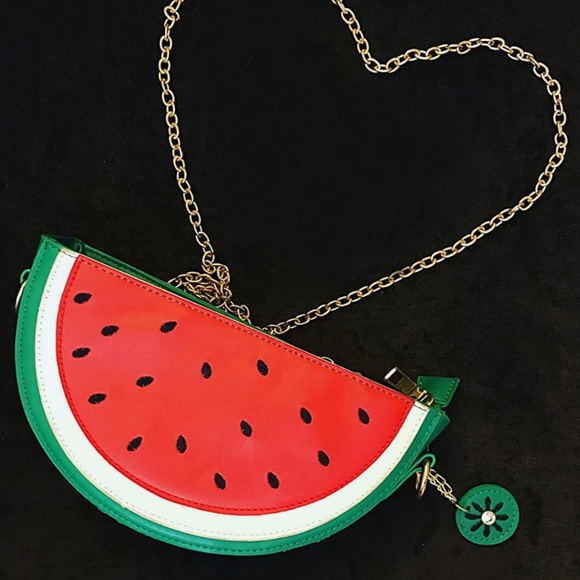 NWT New Cute Fruits Watermelon or Lemon Cross body Bags, NEW NEVER USED! RARE - Picture 4 of 9